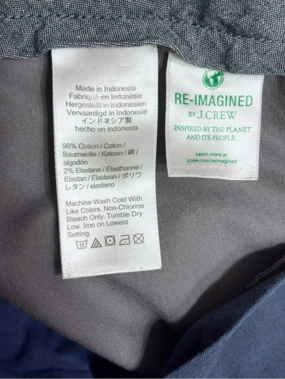 J. Crew fabric blend